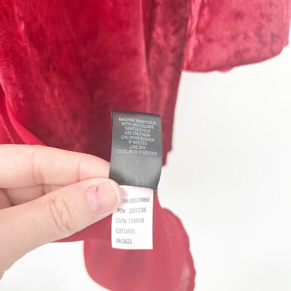 Torrid Romantic Layer Velvet Chiffon Mix Open Front Long Sleeve Kimono Size L - Picture 6 of 9